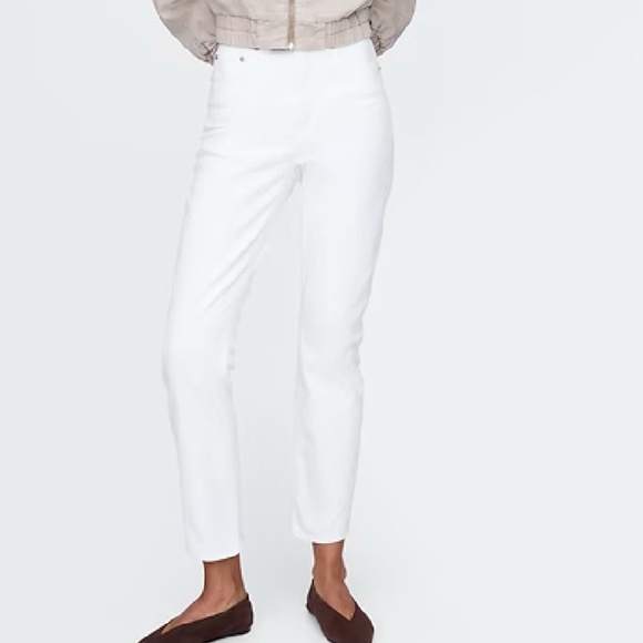 GAP Denim - GAP High Rise Vintage Slim Jeans in white